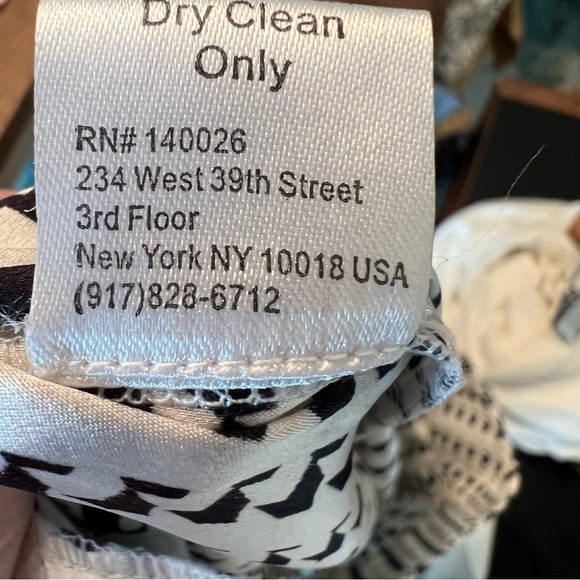 Parker Silk Black and White Houndstooth Ankle Pants Lindy Size 0 - Picture 12 of 15